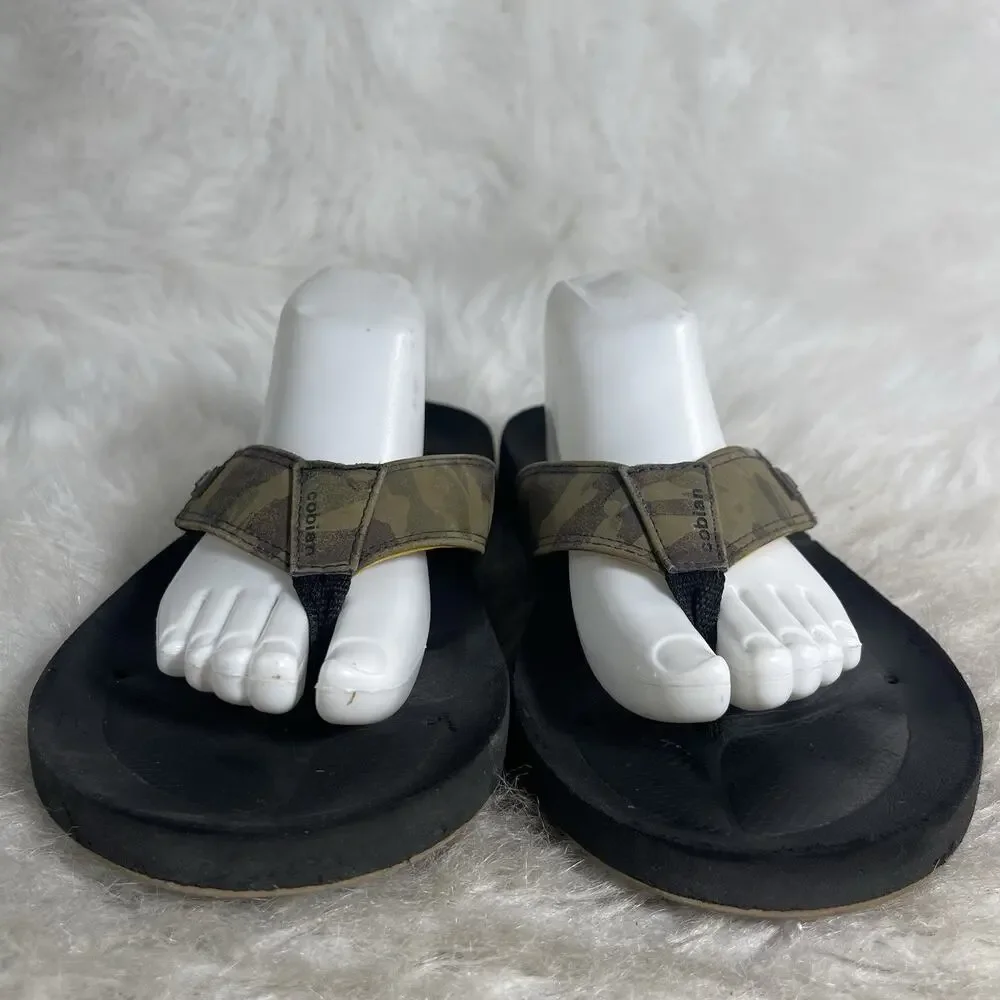 Cobian ARV 2 Pro V3 Camo Flip Flops Men’s Size 11 Brown Black Comfort Sandals